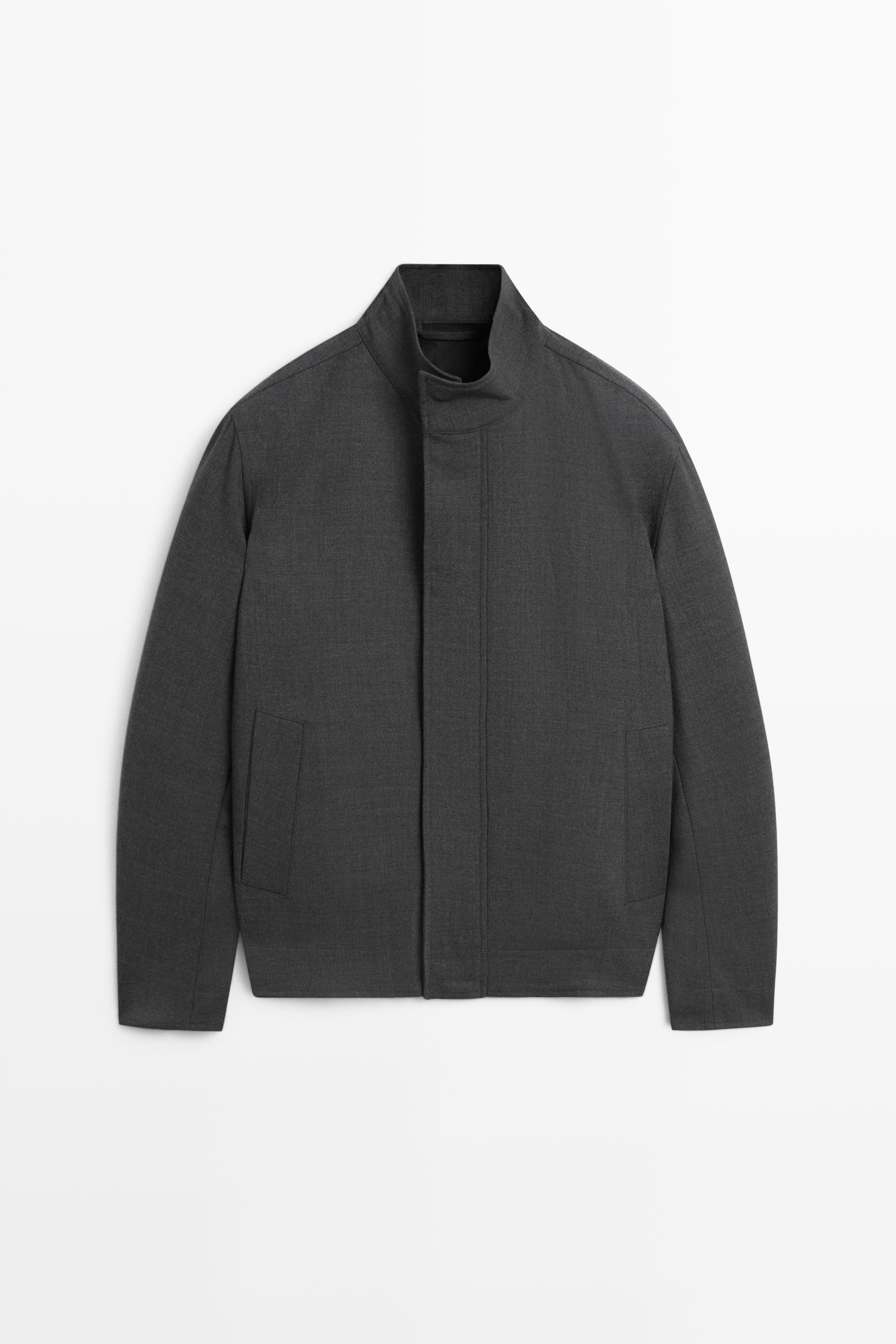 100% wool overshirt